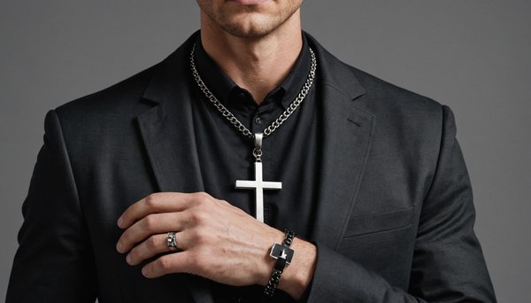 Trouvez des bijoux croix pour homme qui affirment votre style